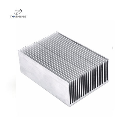 Sliver Andoized Dense Tooth Heatsink Aluminum Profile