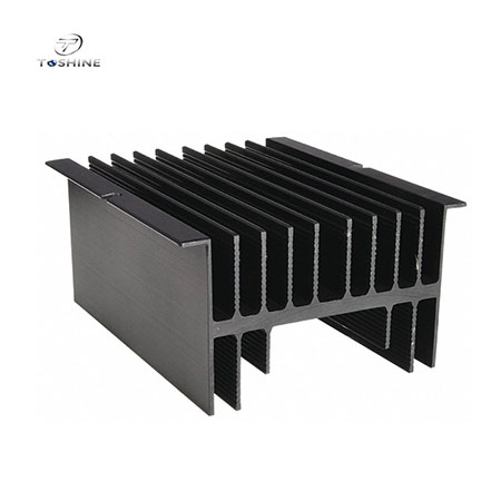 Irregular CNC Tooths Heatsink Aluminum Profile