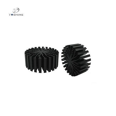 Anodized Extrusion Sunflower Heat Sink Aluminum Profile