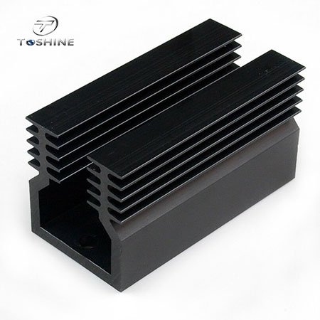 Industry Black Large Tooth Aluminum Led Heat Sink