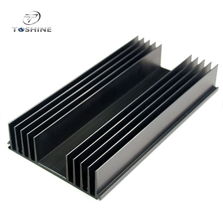 Industry Black Large Tooth Aluminum Led Heat Sink