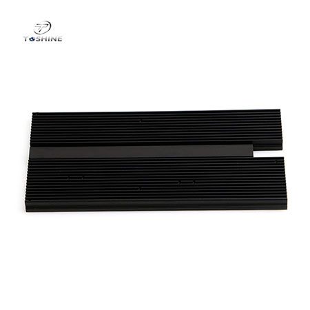 Extruded Aluminum Fins Heat Sink Plate